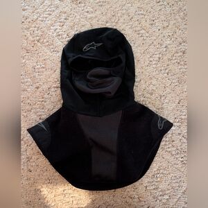 Like New Alpinestars Winter Balacava Motorcycle Motocross Storm Hood Face Mask